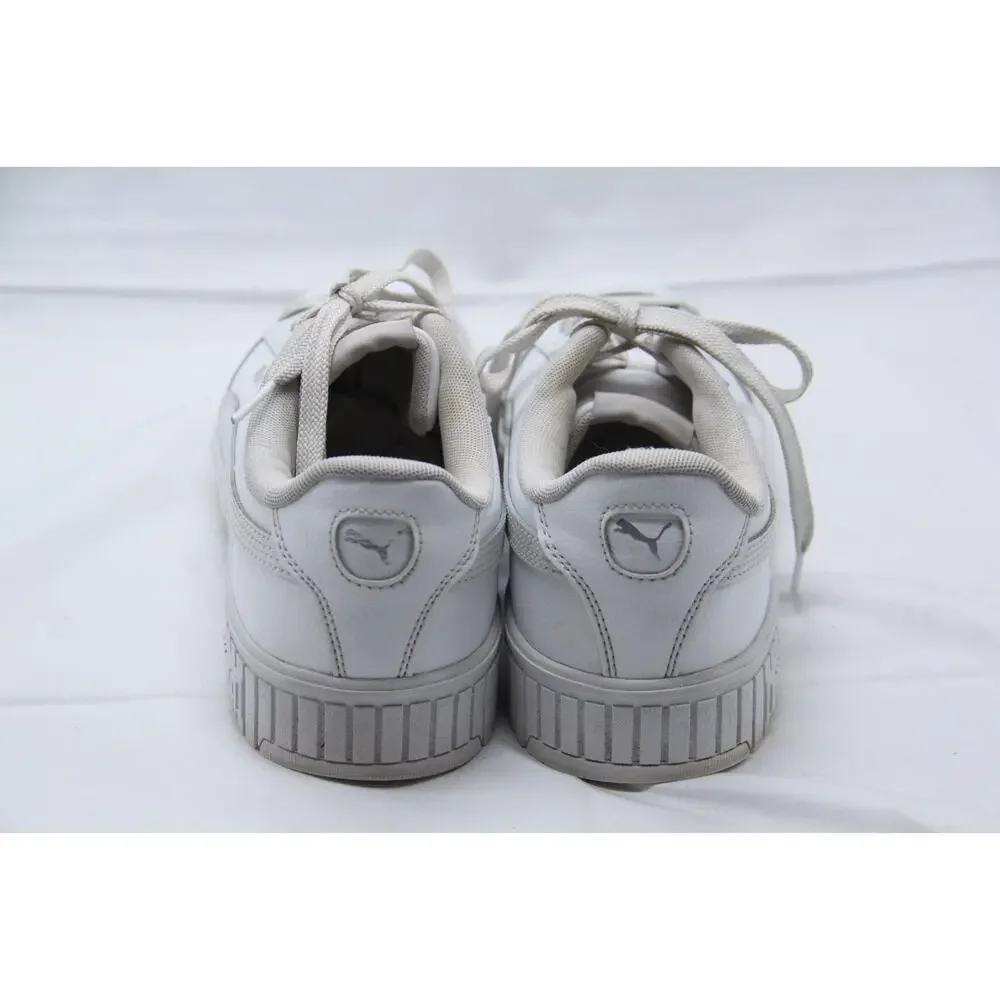PUMA Carina 2.0 Shoes Womens Size 10.5 White Leather Casual Sneakers